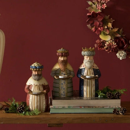 PRE-VENTA Portavelas Tres Reyes Magos de Oriente
