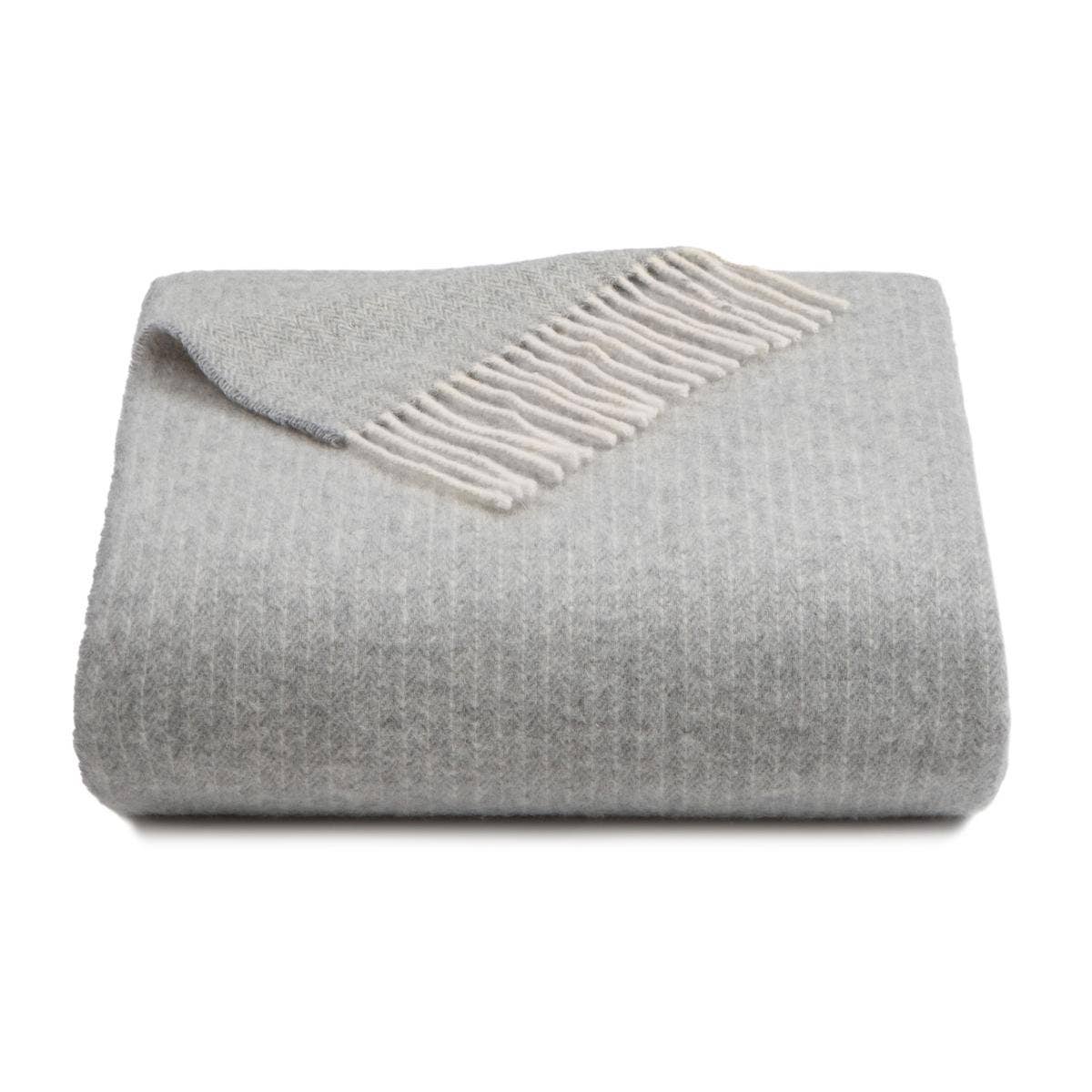 Nitra 100 Throw – Manta de Lana Reciclada y Cachemira: Beige