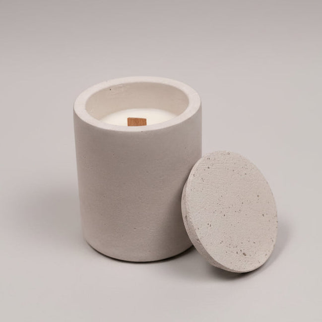 Vela de cerámica y cera de soja