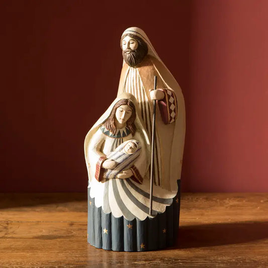 Figura de Natividad Pintada a Mano