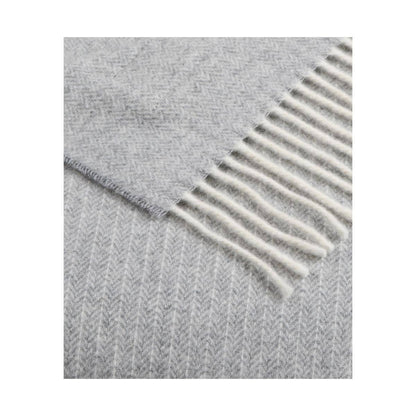 Nitra 100 Throw – Manta de Lana Reciclada y Cachemira: Beige