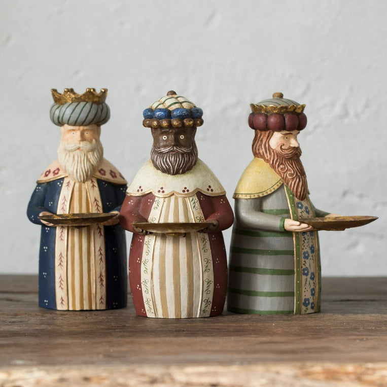 PRE-VENTA Portavelas Tres Reyes Magos de Oriente