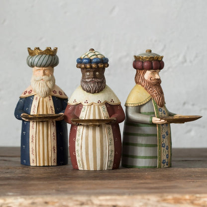 PRE-VENTA Portavelas Tres Reyes Magos de Oriente