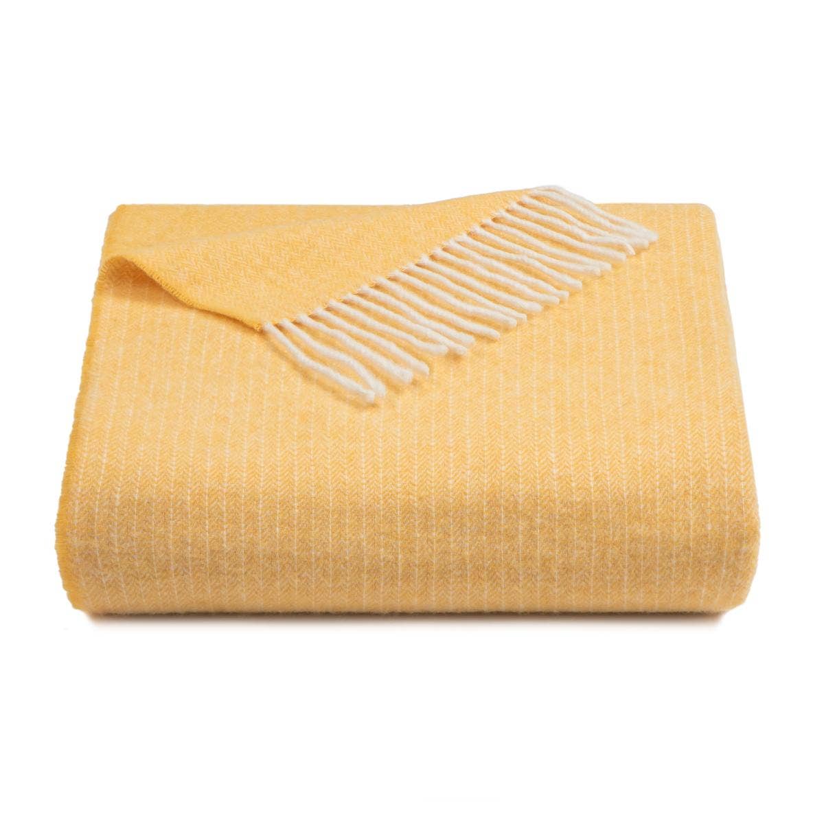 Nitra 100 Throw – Manta de Lana Reciclada y Cachemira: Beige