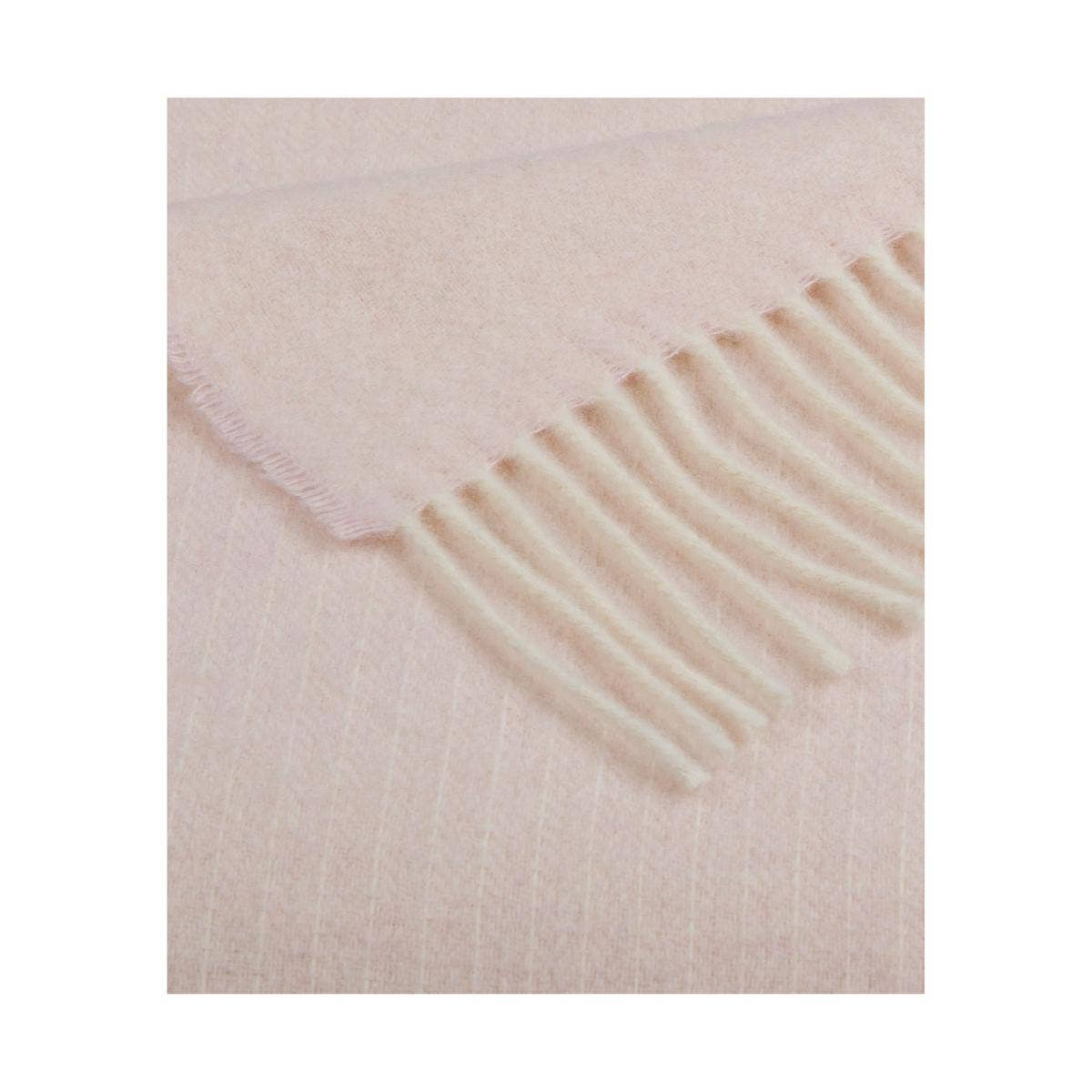 Nitra 100 Throw – Manta de Lana Reciclada y Cachemira: Beige