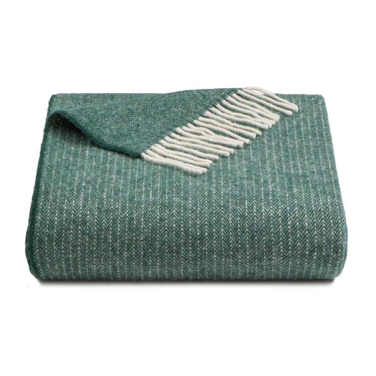 Nitra 100 Throw – Manta de Lana Reciclada y Cachemira: Beige