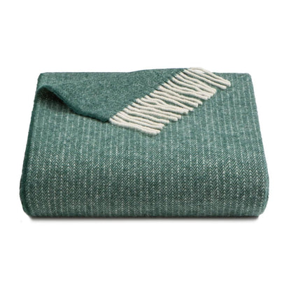 Nitra 100 Throw – Manta de Lana Reciclada y Cachemira: Beige