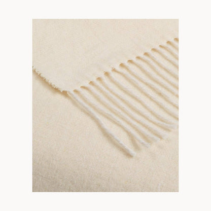 Super Soft Babele Herringbone - Manta de Algodón Reciclado: Azul marino