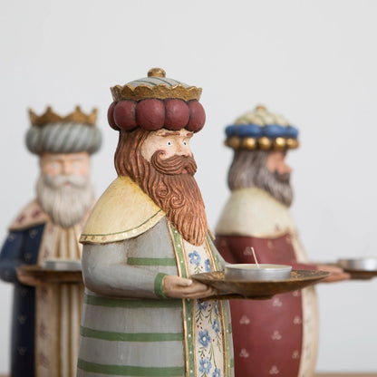 PRE-VENTA Portavelas Tres Reyes Magos de Oriente