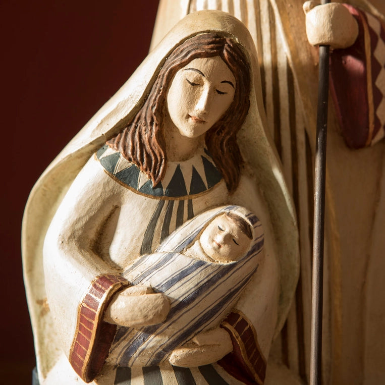 Figura de Natividad Pintada a Mano
