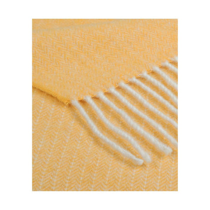 Nitra 100 Throw – Manta de Lana Reciclada y Cachemira: Beige
