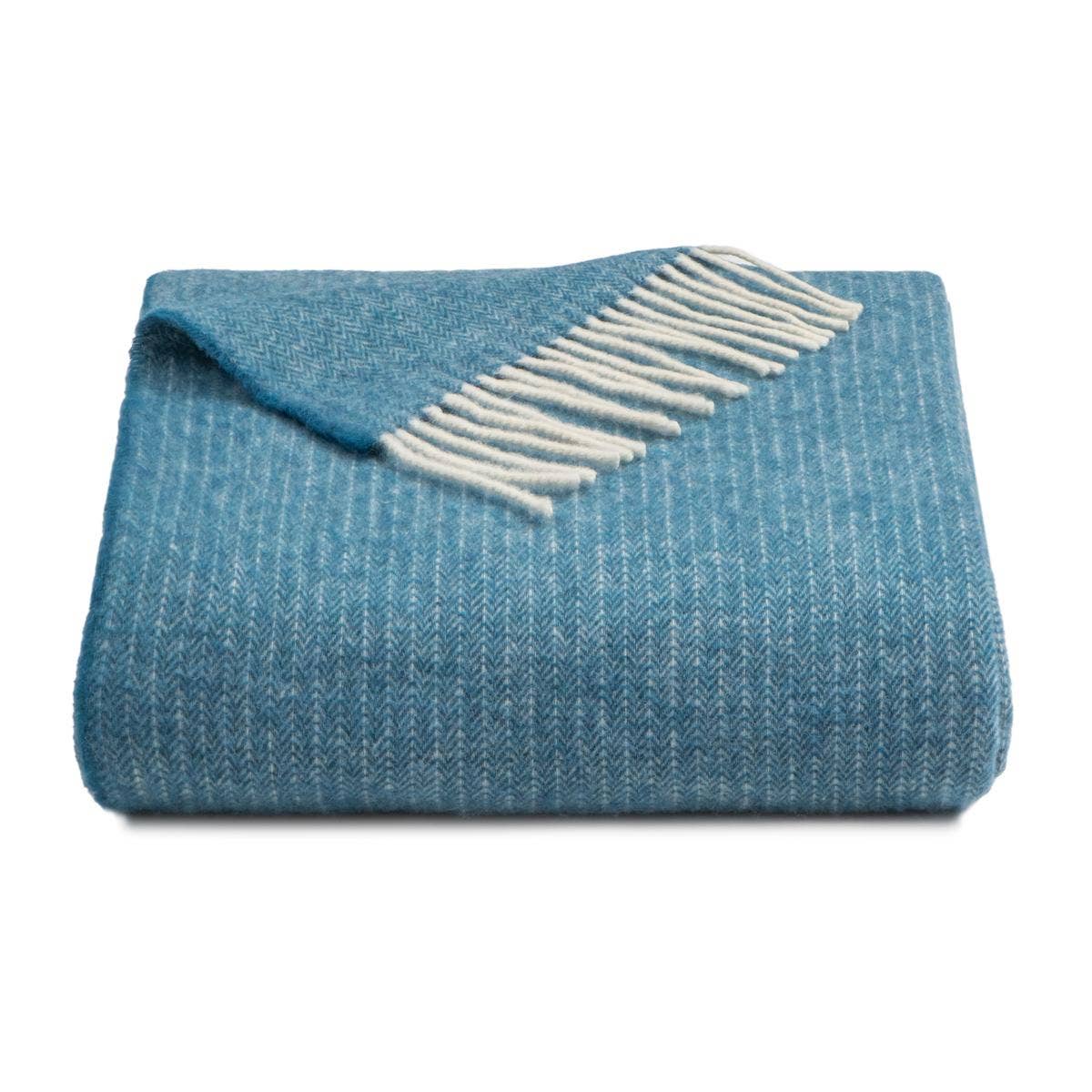 Nitra 100 Throw – Manta de Lana Reciclada y Cachemira: Beige