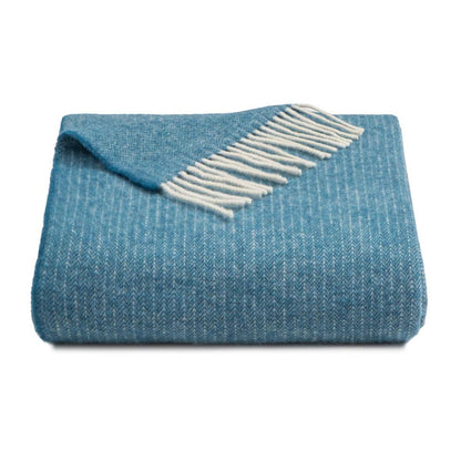 Nitra 100 Throw – Manta de Lana Reciclada y Cachemira: Beige