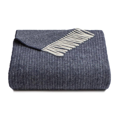 Nitra 100 Throw – Manta de Lana Reciclada y Cachemira: Beige