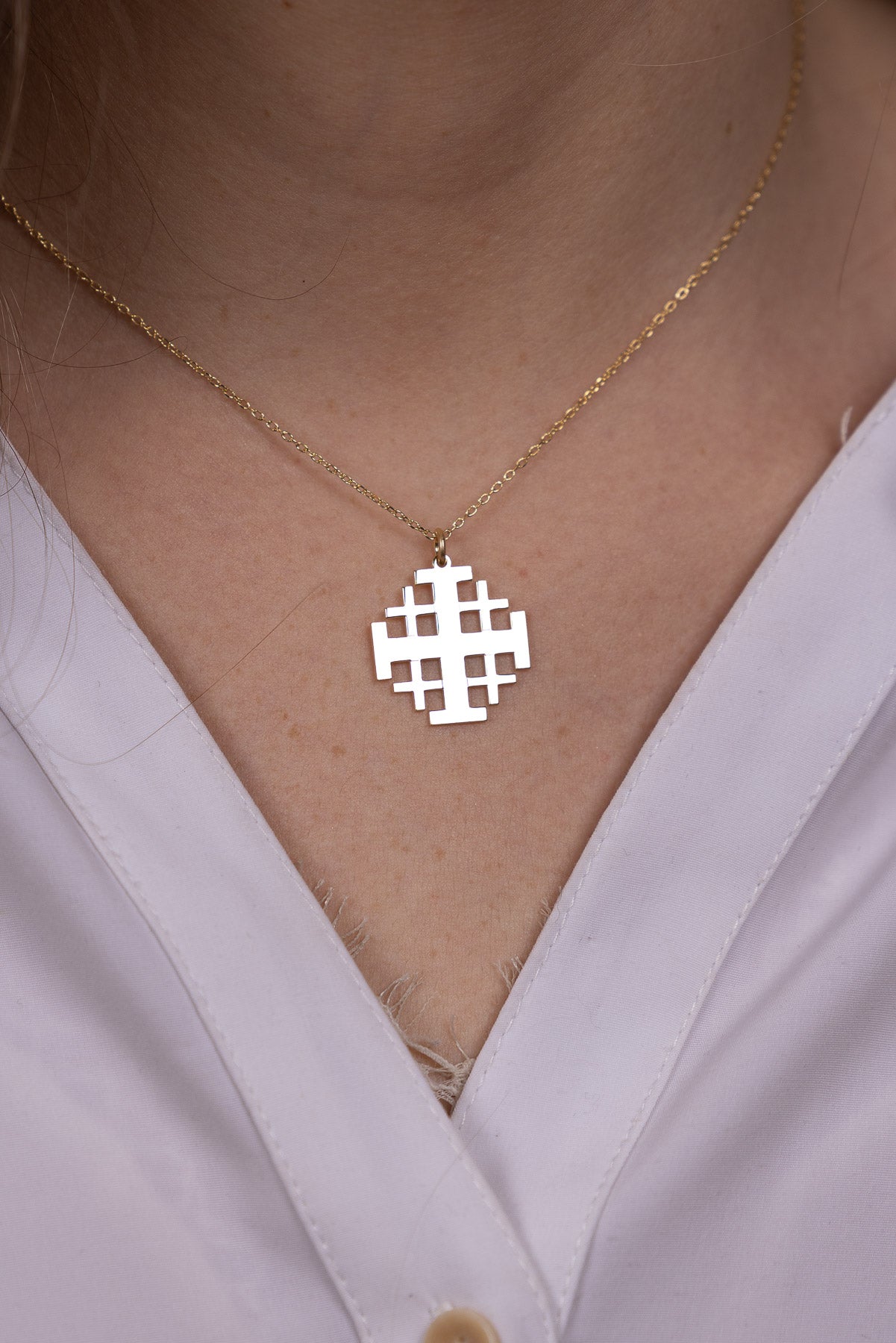 Collar Cruz de Jerusalén