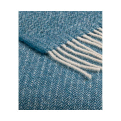 Nitra 100 Throw – Manta de Lana Reciclada y Cachemira: Beige