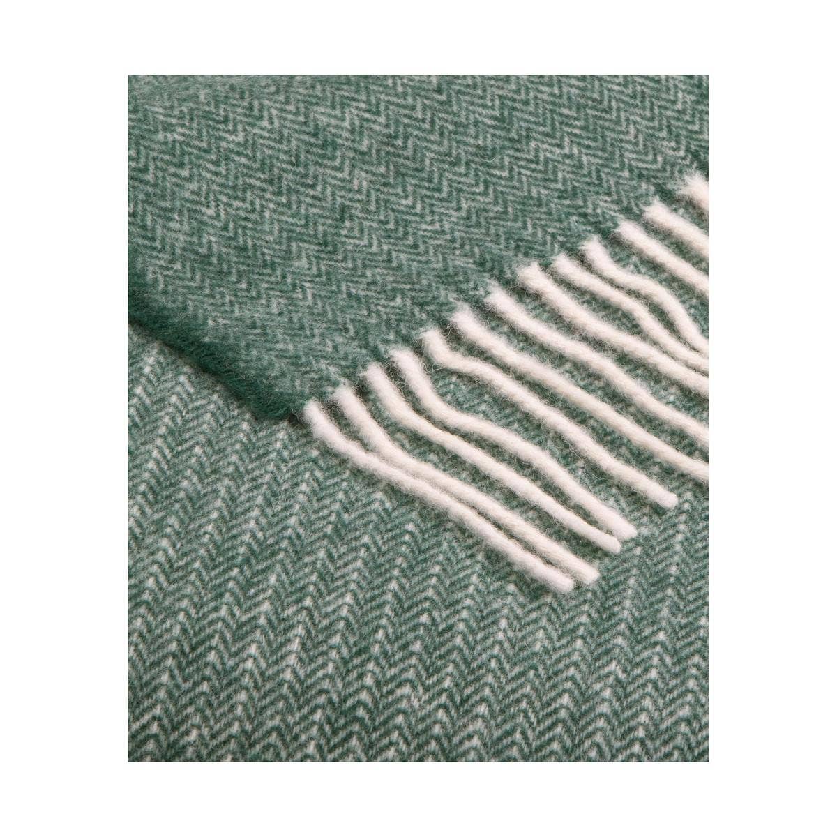 Nitra 100 Throw – Manta de Lana Reciclada y Cachemira: Beige