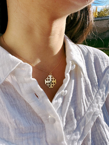 Collar Cruz de Jerusalén