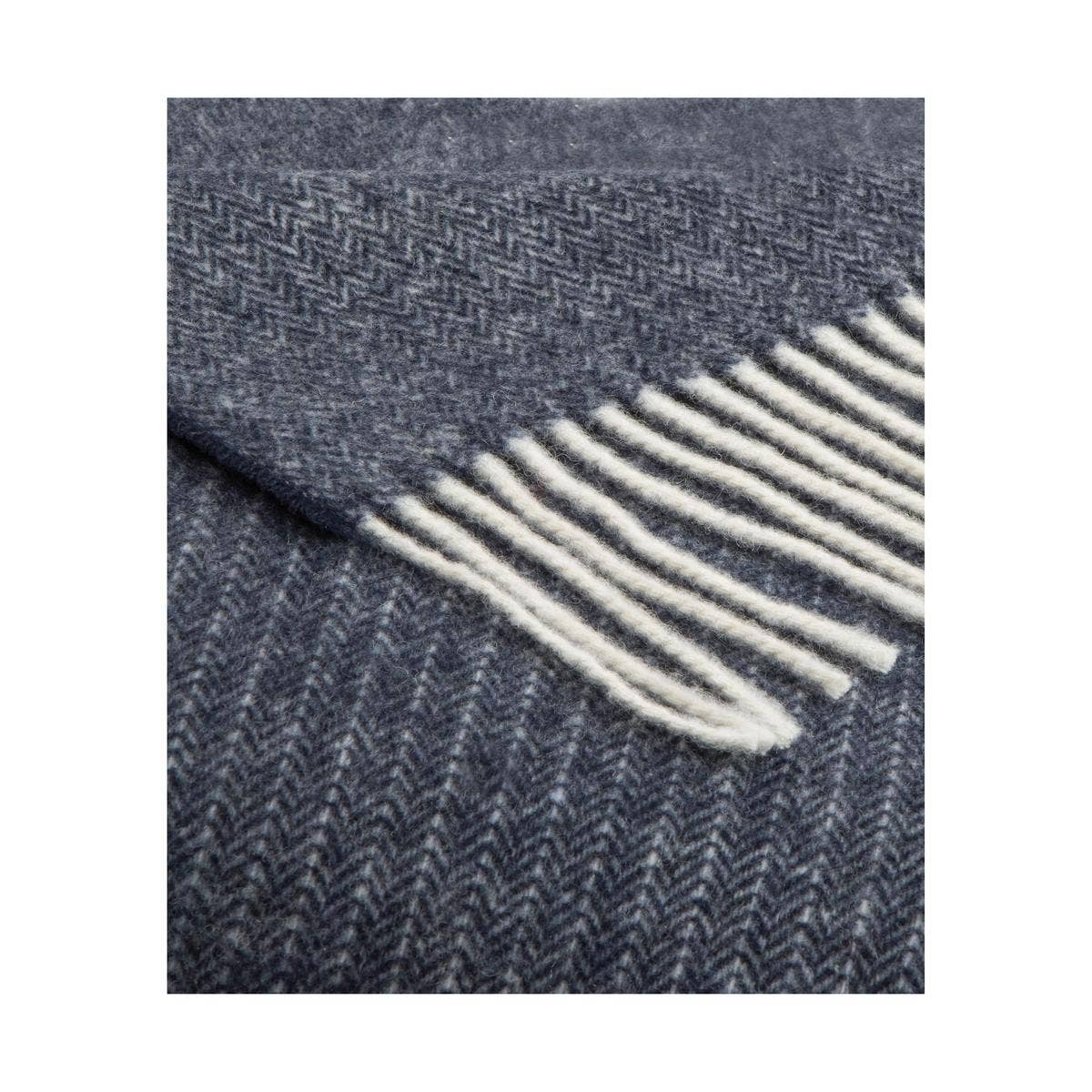 Nitra 100 Throw – Manta de Lana Reciclada y Cachemira: Beige