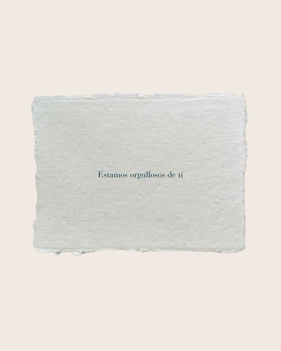 Tarjeta «Estamos orgullosos de ti»