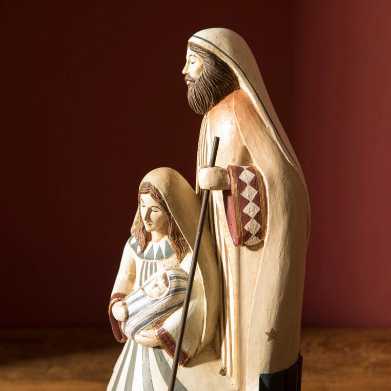 Figura de Natividad Pintada a Mano