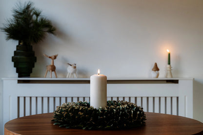 Corona de Adviento de madera