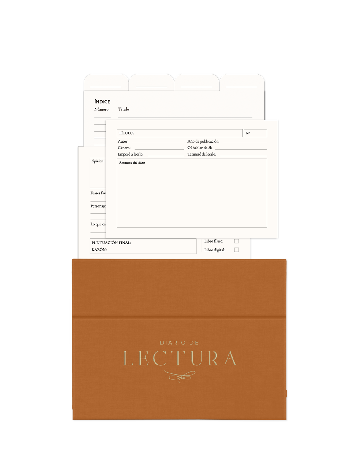 Cajita Diario de Lectura