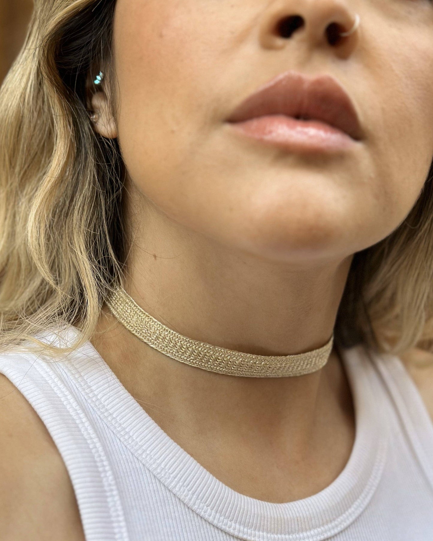 Gargantilla Khadija: GOLD & SILVER