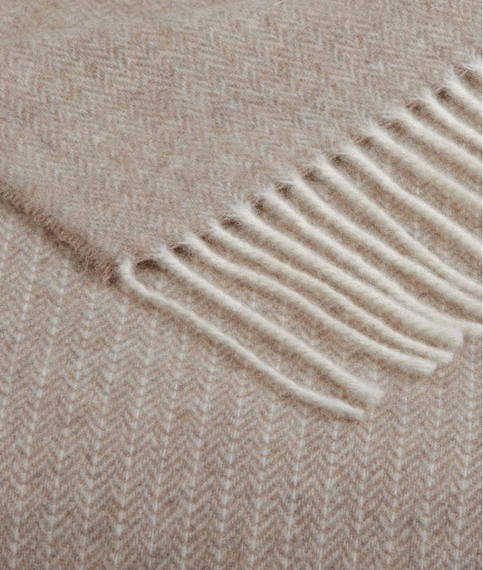 Manta de Lana Reciclada y Cashmire