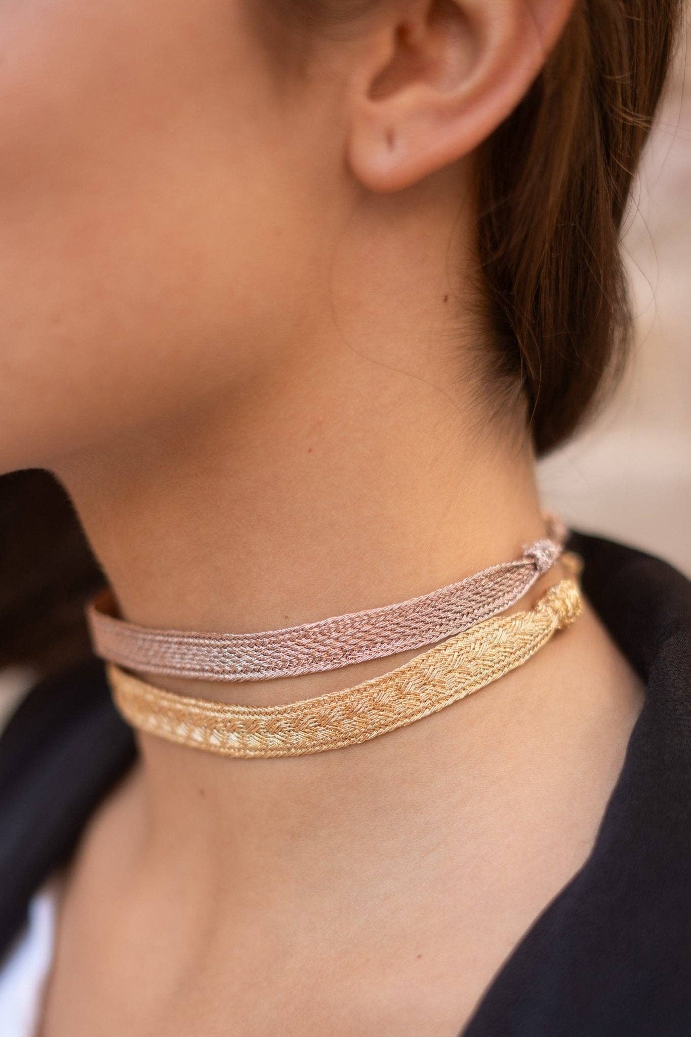 Gargantilla Khadija: GOLD & SILVER