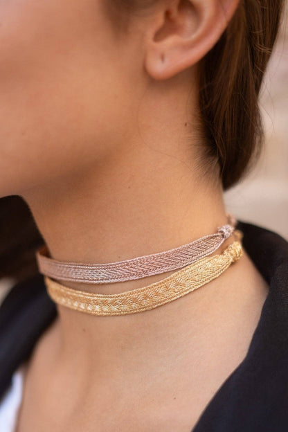 Gargantilla Khadija: GOLD & SILVER