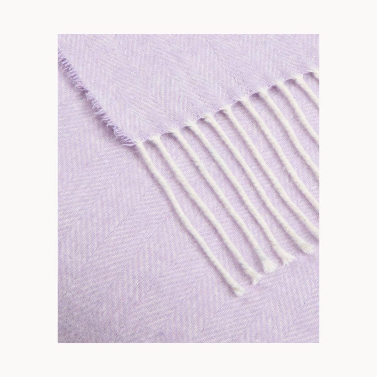 Super Soft Babele Herringbone - Manta de Algodón Reciclado: Azul marino