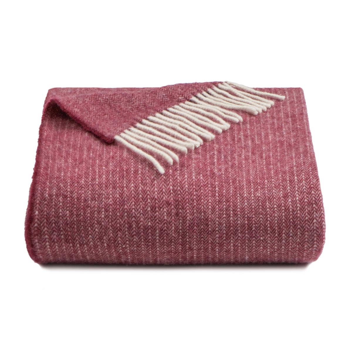 Nitra 100 Throw – Manta de Lana Reciclada y Cachemira: Beige