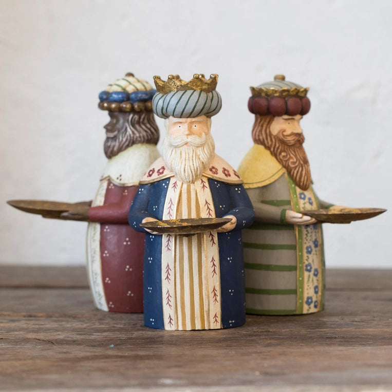 PRE-VENTA Portavelas Tres Reyes Magos de Oriente